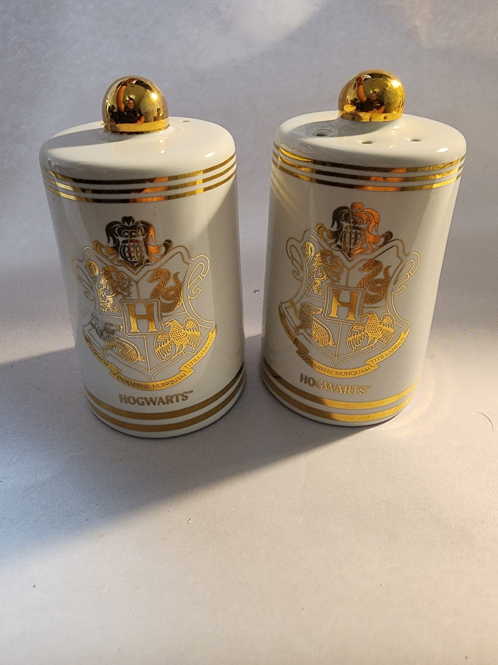 Universal Studios White Ceramic Harry Potter Shaker